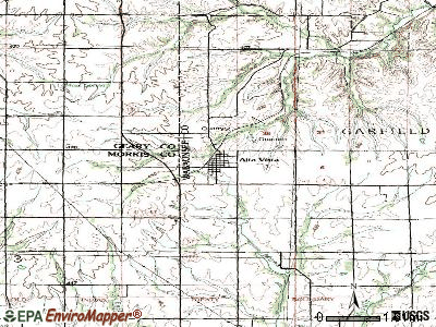 Alta Vista topographic map