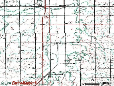 Arlington topographic map