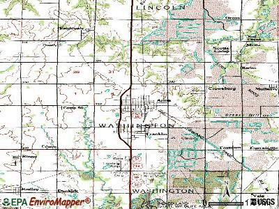 Arma topographic map