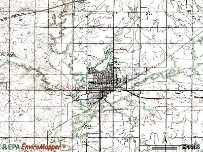 Augusta topographic map