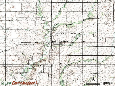 Beattie topographic map