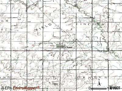 Chase topographic map