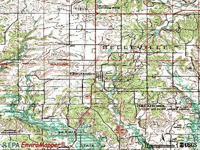 Chautauqua topographic map