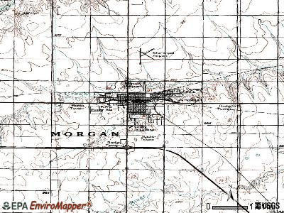 Colby topographic map