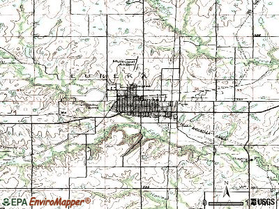Eureka topographic map