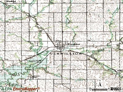 Frankfort topographic map