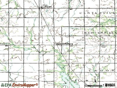 Galesburg topographic map