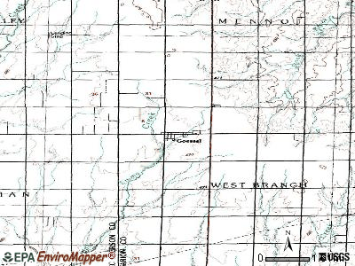 Goessel topographic map
