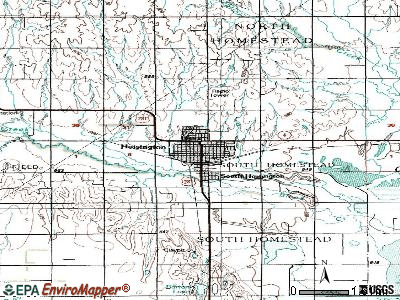 Hoisington topographic map