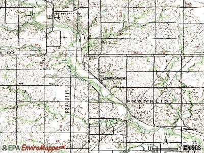 Hollenberg topographic map