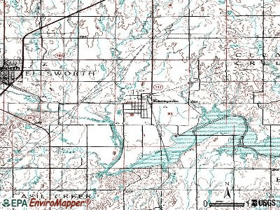 Kanopolis topographic map