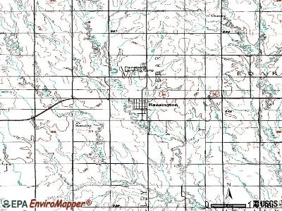 Kensington topographic map