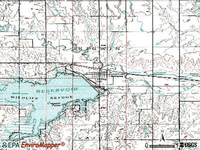 Kirwin topographic map