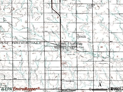 La Crosse topographic map