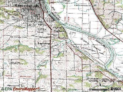 Lansing topographic map