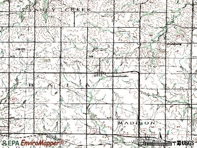 Leonardville topographic map