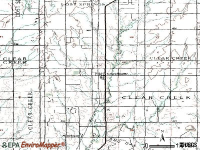 Lincolnville topographic map