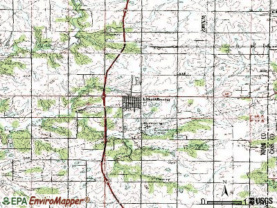 Louisburg topographic map