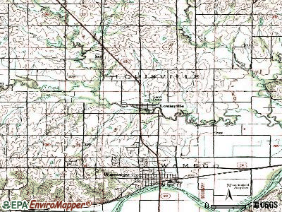 Louisville topographic map