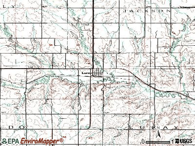 Luray topographic map