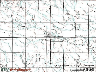 McCracken topographic map