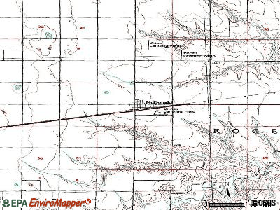 McDonald topographic map
