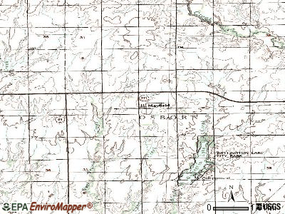 Meriden topographic map