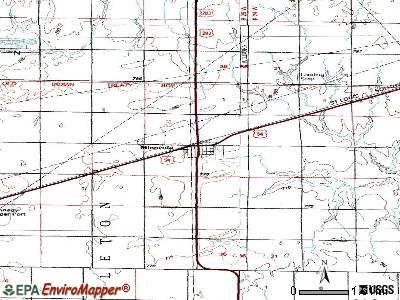 Minneola topographic map