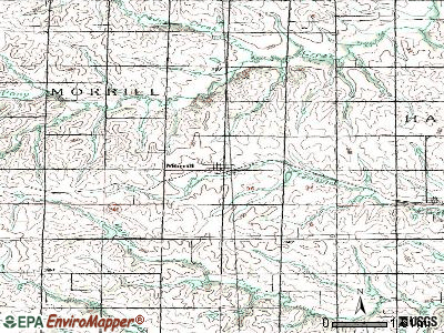 population of sabetha kansas map