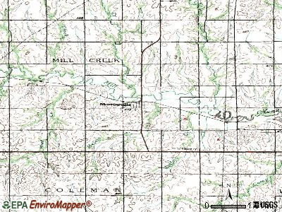Morrowville topographic map