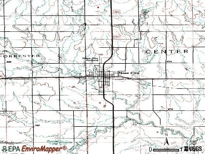 Ness City topographic map