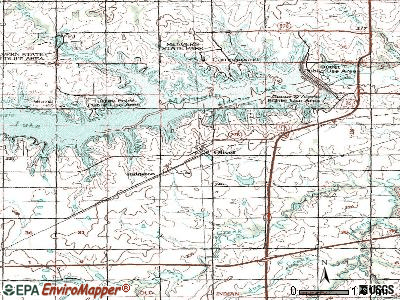Olivet topographic map