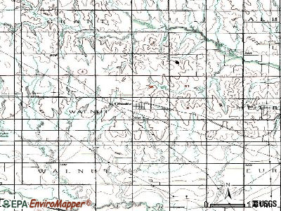 Olmitz topographic map