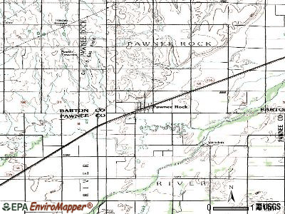 Pawnee Rock topographic map