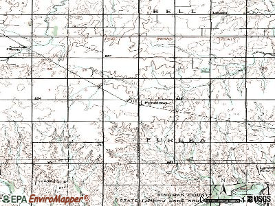 Penalosa topographic map