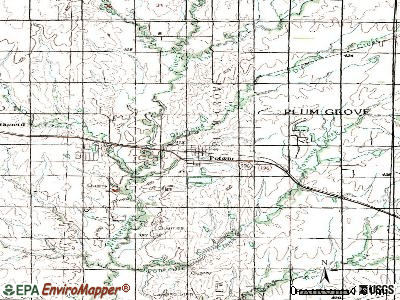 Potwin topographic map