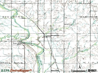 Republic topographic map