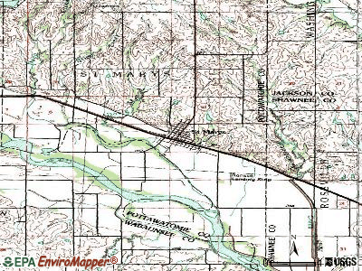 St. Marys topographic map