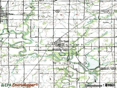 St. Paul topographic map