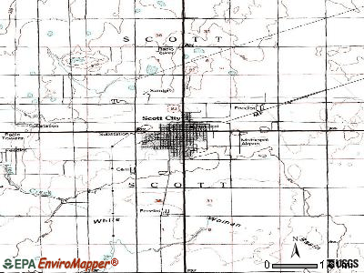 Scott City topographic map