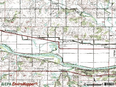 Silver Lake topographic map