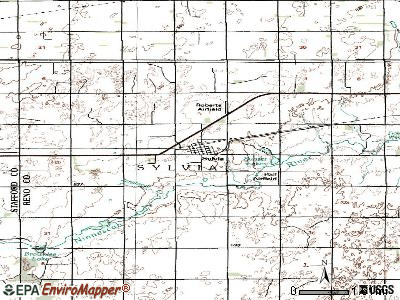 Sylvia topographic map