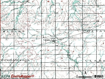 Tampa topographic map