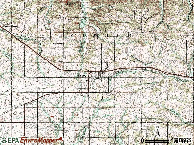 Troy topographic map