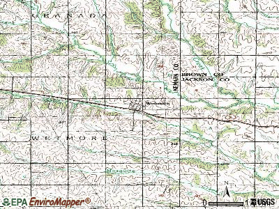 Wellsville topographic map