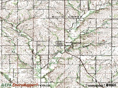 Westmoreland topographic map