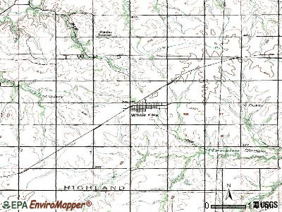 White City topographic map