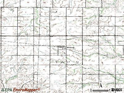 Wilsey topographic map