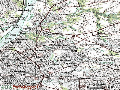 Barbourmeade topographic map