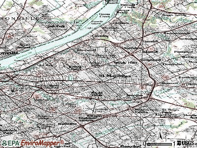 Bellewood topographic map